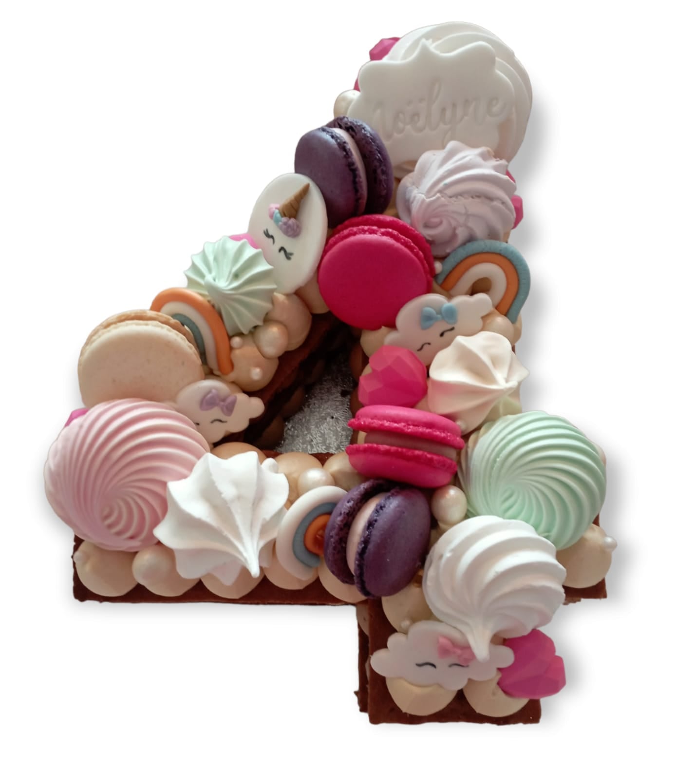 Gâteaux personnalisés number cake chiffre 4